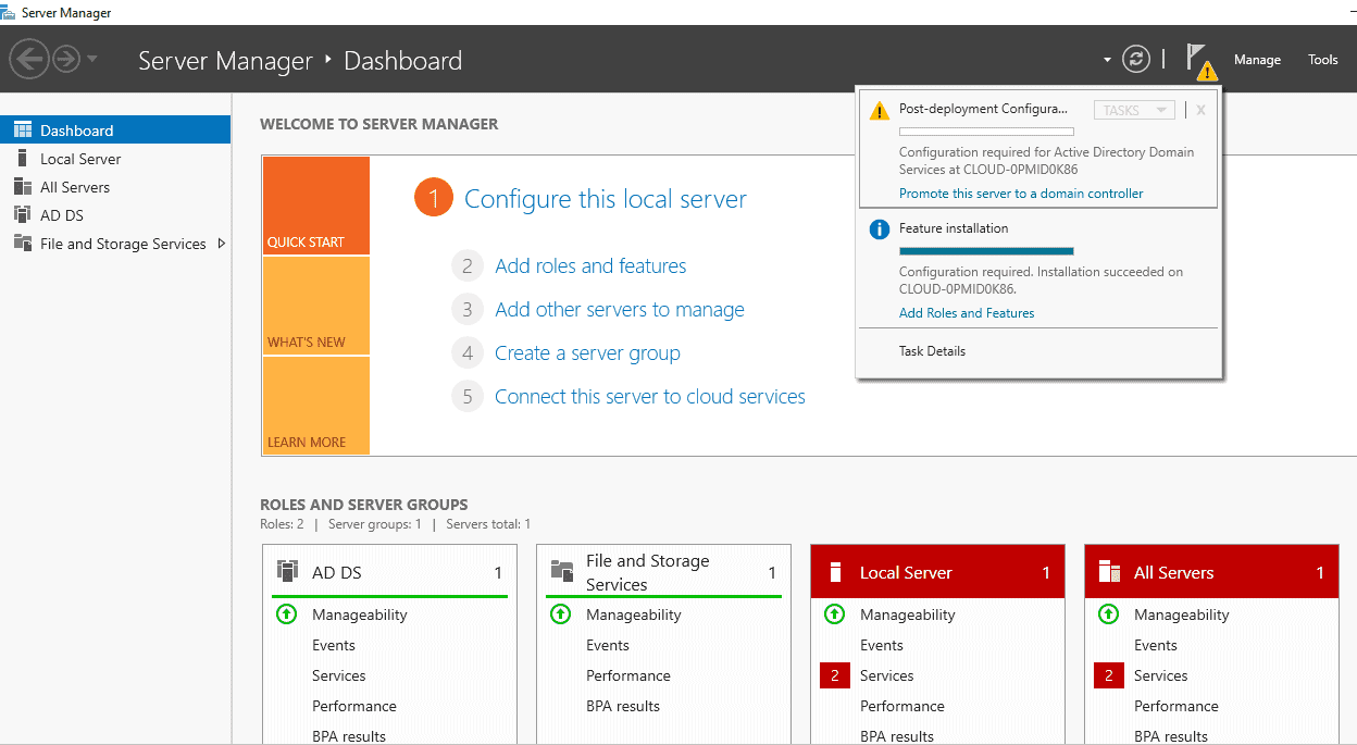 Active Directory Setup